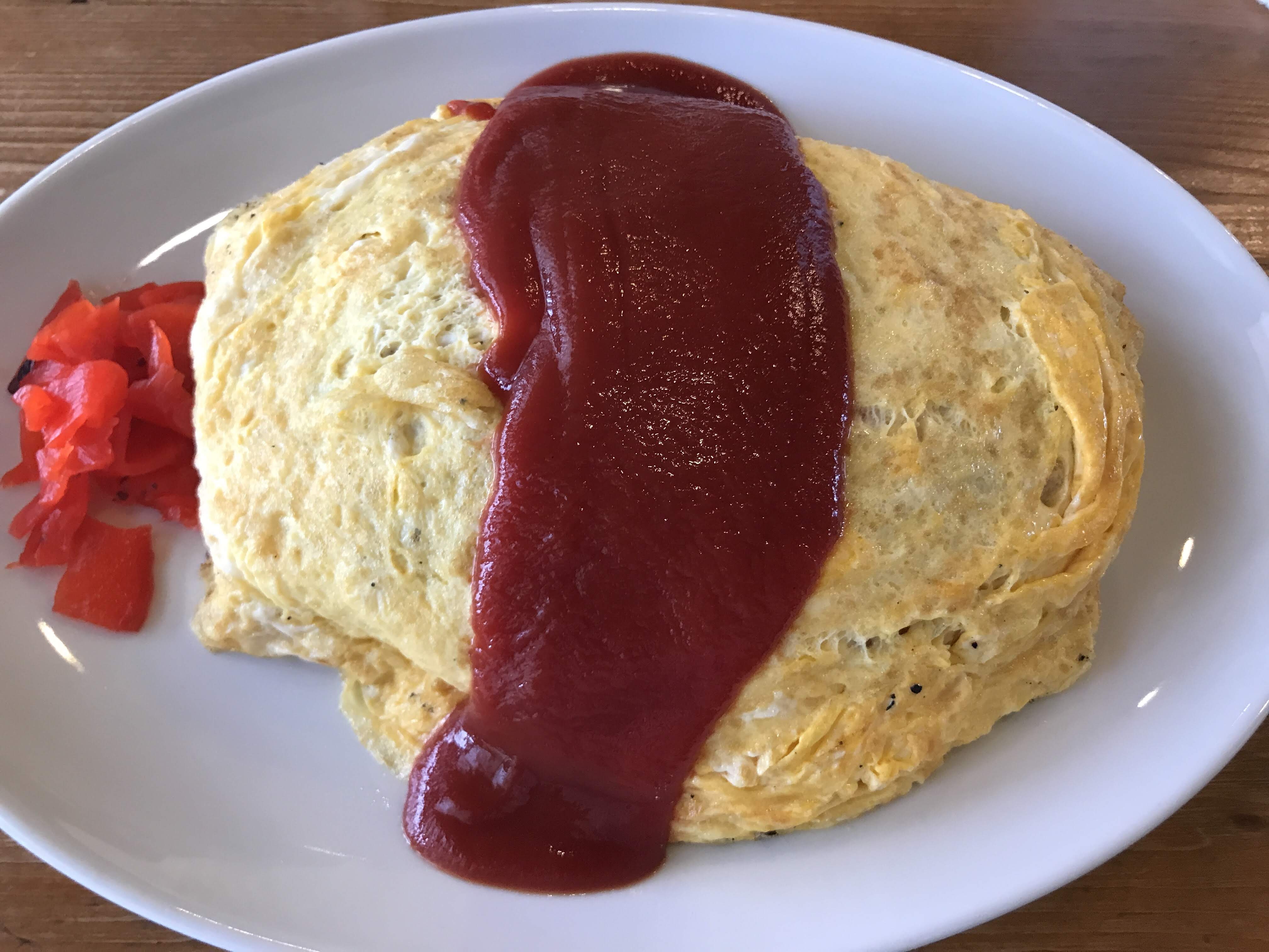 香南市で有名なデカ盛り店 曽我 でオムライス大盛り Kochi S Blog 高知大好き